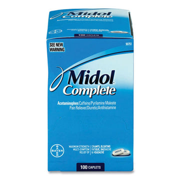 Midol® Complete Menstrual Caplets, Two-pack, 50 Packs-box freeshipping - TVN Wholesale